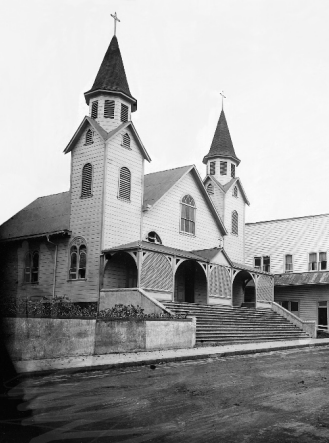 St.Joseph Church Keawe Street historic photo